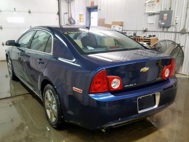 1G1ZD5EB4AF299230 - 2010 CHEVROLET MALIBU 2LT BLUE photo 3