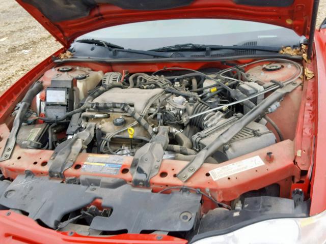 2G1WW12E359185402 - 2005 CHEVROLET MONTE CARL 红色 照片 7