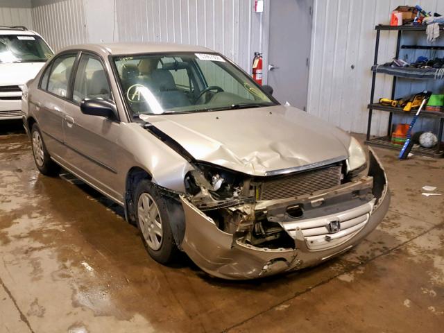 2HGES16463H904856 - 2003 HONDA CIVIC DX SILVER photo 1