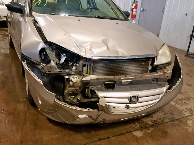 2HGES16463H904856 - 2003 HONDA CIVIC DX SILVER photo 9