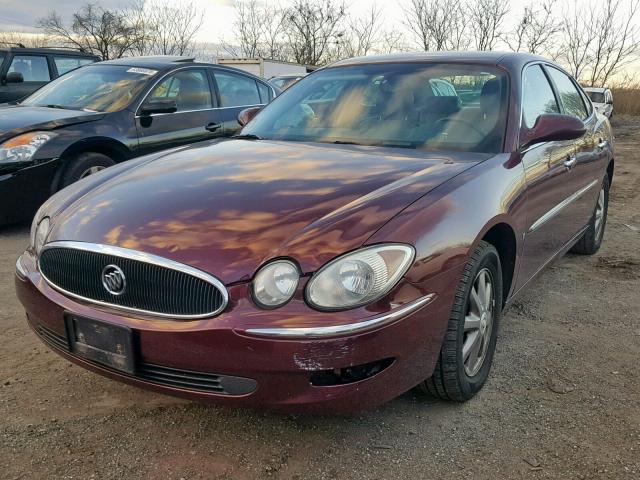 2G4WD582871156962 - 2007 BUICK LACROSSE C BURGUNDY photo 2