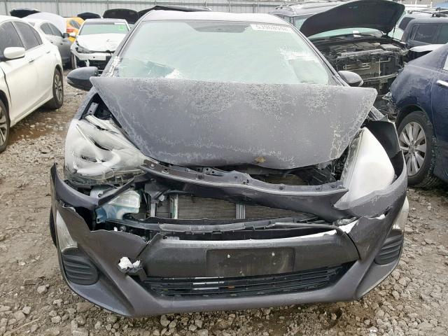 JTDKDTB35G1125795 - 2016 TOYOTA PRIUS C GRAY photo 7