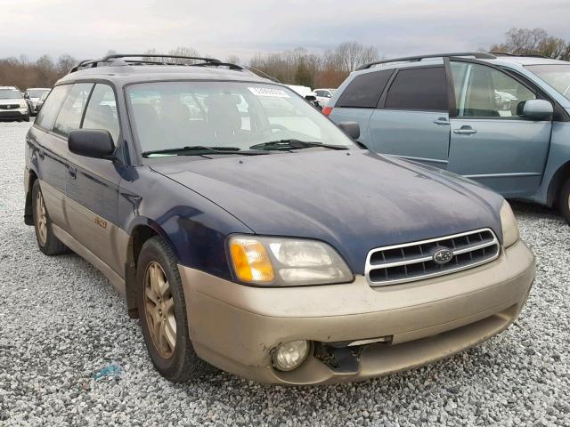 4S3BH665017603062 - 2001 SUBARU LEGACY OUT BLUE photo 1