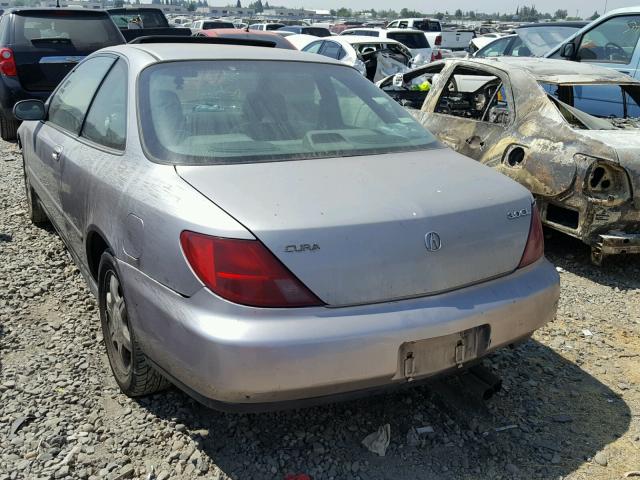 19UYA1258VL015710 - 1997 ACURA 2.2CL Gümüş fotoğraf 3