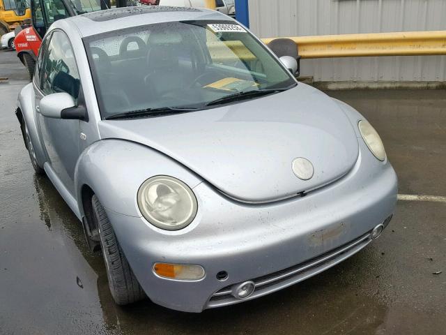 3VWCP21CX2M425574 - 2002 VOLKSWAGEN NEW BEETLE SILVER photo 1