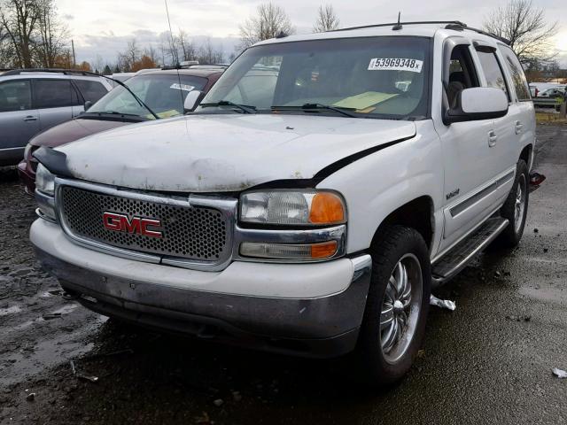 1GKEK13Z23J132602 - 2003 GMC YUKON WHITE photo 2