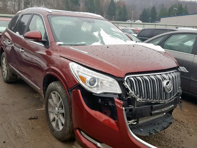 5GAKRBKDXHJ117943 - 2017 BUICK ENCLAVE RED photo 1