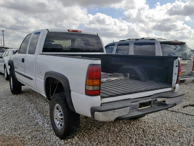 1GTHC29U15E342272 - 2005 GMC SIERRA C25 WHITE photo 3