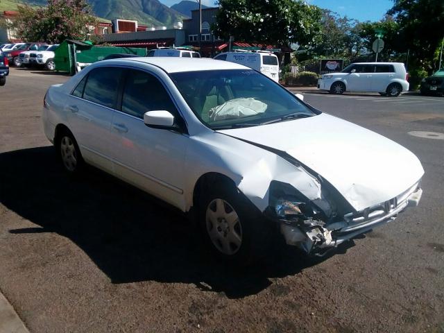 1HGCM56486A086154 - 2006 HONDA ACCORD LX WHITE photo 1