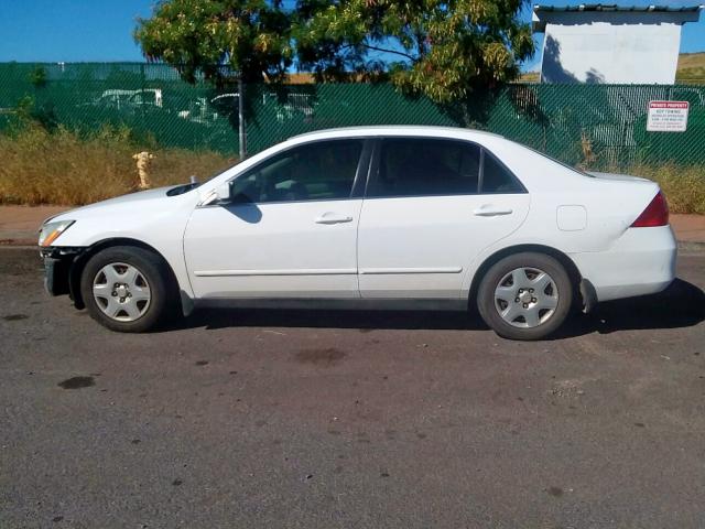 1HGCM56486A086154 - 2006 HONDA ACCORD LX WHITE photo 9