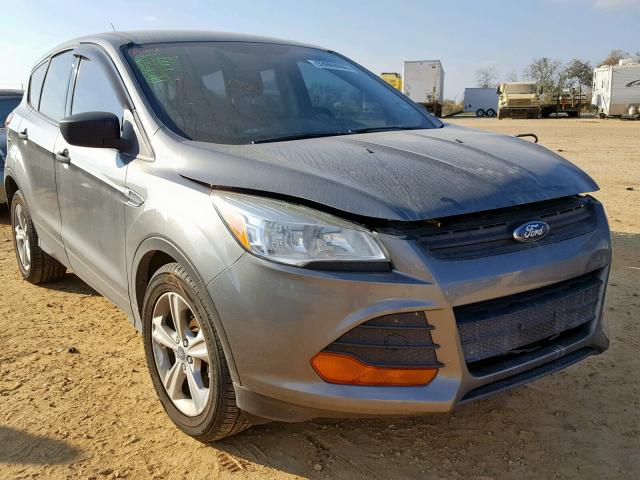 1FMCU0F71EUD16704 - 2014 FORD ESCAPE S GRAY photo 1