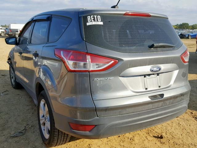 1FMCU0F71EUD16704 - 2014 FORD ESCAPE S GRAY photo 3