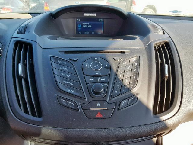 1FMCU0F71EUD16704 - 2014 FORD ESCAPE S GRAY photo 9