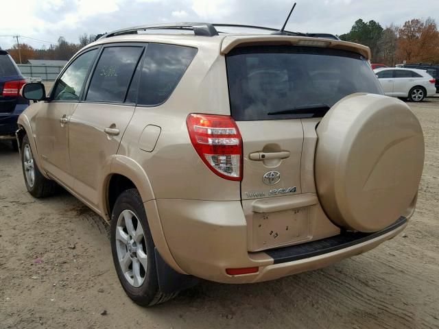 JTMDK4DV6AD014018 - 2010 TOYOTA RAV4 LIMIT GOLD photo 3