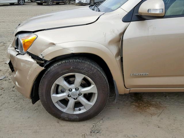 JTMDK4DV6AD014018 - 2010 TOYOTA RAV4 LIMIT GOLD photo 9