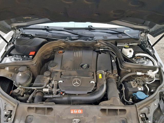 WDDGF4HB5CR223537 - 2012 MERCEDES-BENZ C 250 GRAY photo 7