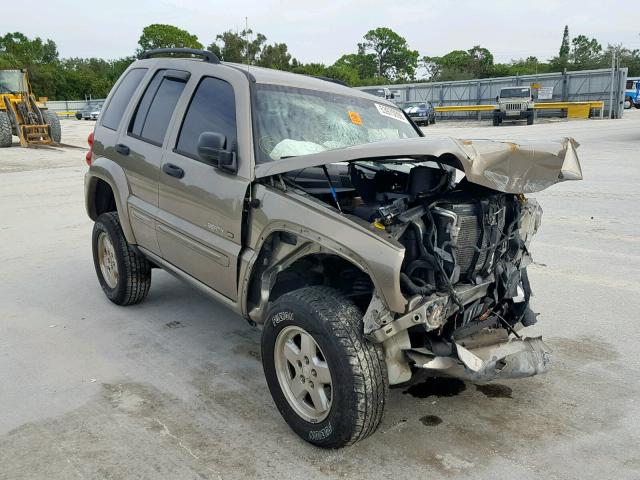 1J8GL58K13W682177 - 2003 JEEP LIBERTY LI GOLD photo 1