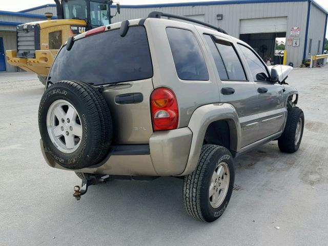 1J8GL58K13W682177 - 2003 JEEP LIBERTY LI GOLD photo 4