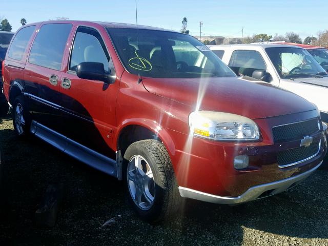 1GBDV13W68D116577 - 2008 CHEVROLET UPLANDER I BURGUNDY photo 1