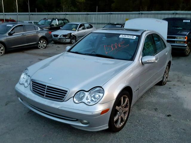 WDBRF40J04A549847 - 2004 MERCEDES-BENZ C 230K SPO, SILVER - price ...