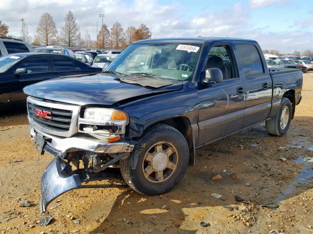 2GTEC13Z571144963 - 2007 GMC NEW SIERRA BLUE photo 2