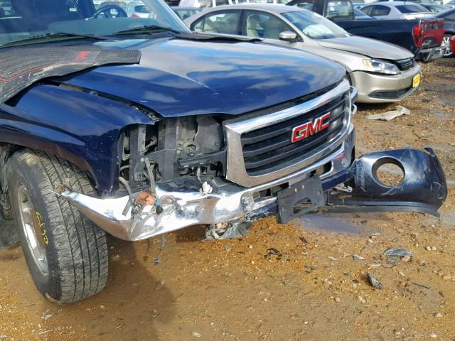 2GTEC13Z571144963 - 2007 GMC NEW SIERRA BLUE photo 9