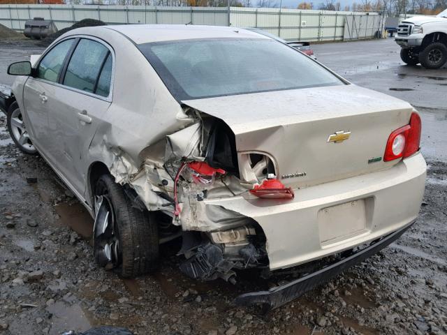 1G1ZA5EU2BF349490 - 2011 CHEVROLET MALIBU LS 米色 照片 3