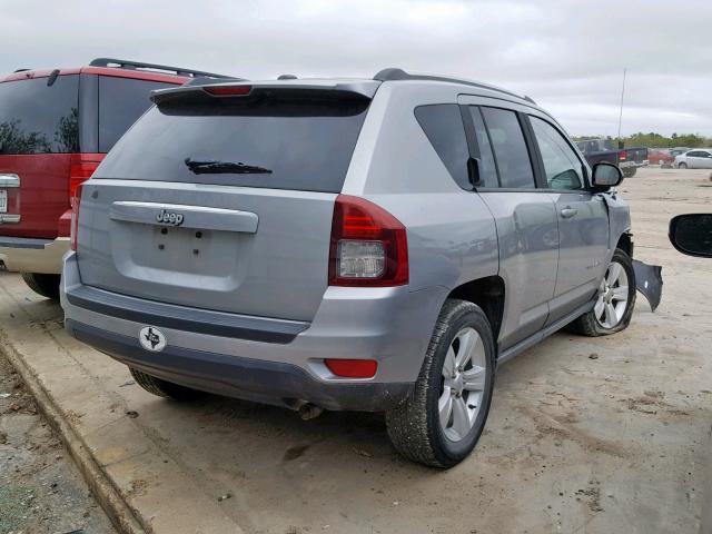 1C4NJCBB3ED741553 - 2014 JEEP COMPASS SP 银色 照片 4