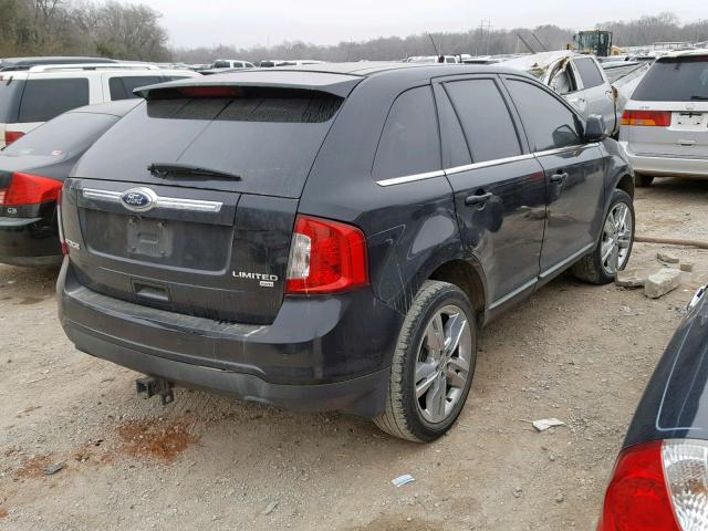 2FMDK4KC6BBA15996 - 2011 FORD EDGE LIMIT BLACK photo 4