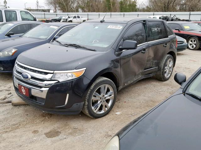 2FMDK4KC6BBA15996 - 2011 FORD EDGE LIMIT BLACK photo 9