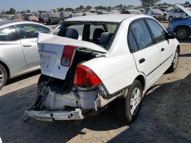 2HGES16384H537239 - 2004 HONDA CIVIC DX V WHITE photo 4