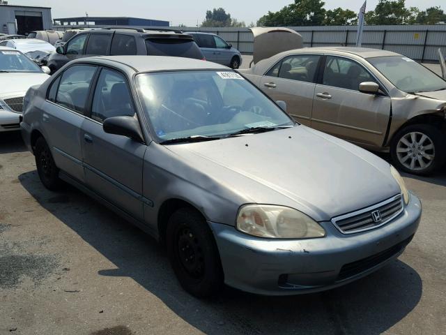 2HGEJ6611YH501316 - 2000 HONDA CIVIC BASE GREEN photo 1