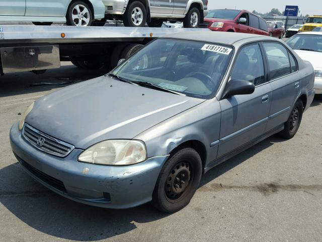 2HGEJ6611YH501316 - 2000 HONDA CIVIC BASE GREEN photo 2