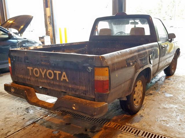 JT4RN81A6S5201910 - 1995 TOYOTA PICKUP 1/2 GRAY photo 4