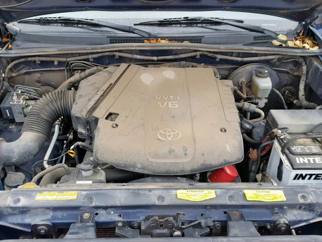 5TETU62NX7Z362263 - 2007 TOYOTA TACOMA PRE BLUE photo 7