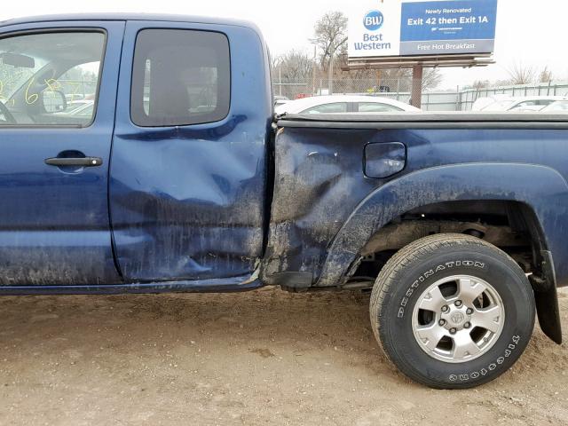 5TETU62NX7Z362263 - 2007 TOYOTA TACOMA PRE BLUE photo 9