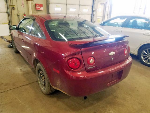 1G1AL18F387174232 - 2008 CHEVROLET COBALT LT RED photo 3