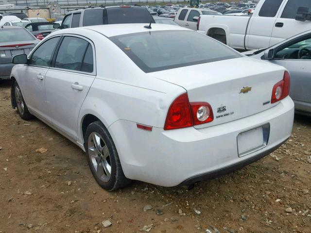 1G1ZC5E09AF236674 - 2010 CHEVROLET MALIBU 1LT WHITE photo 3