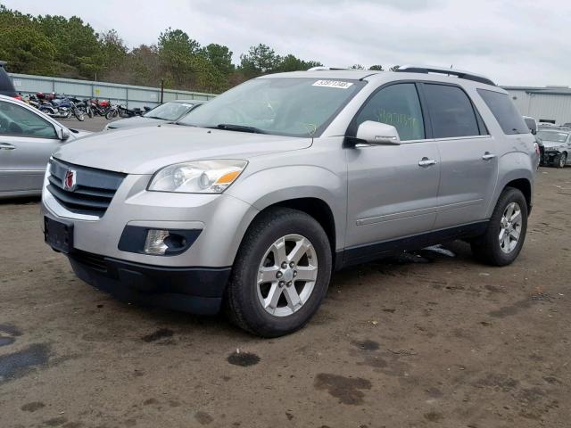 5GZEV23778J168735 - 2008 SATURN OUTLOOK XR GRAY photo 2