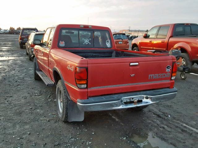 4F4DR17X4RTM14904 - 1994 MAZDA B4000 CAB RED photo 3