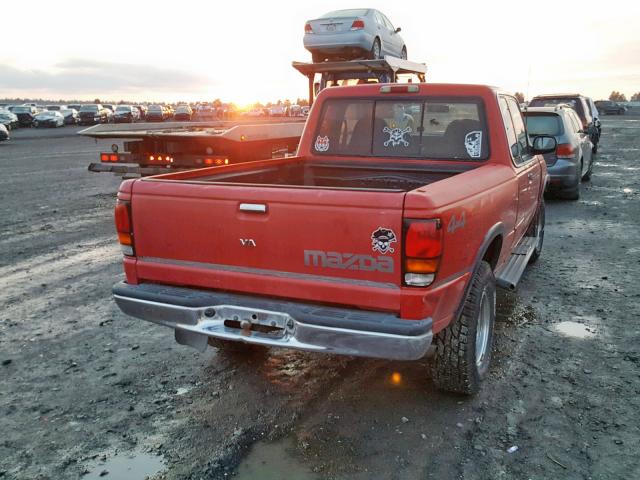 4F4DR17X4RTM14904 - 1994 MAZDA B4000 CAB RED photo 4