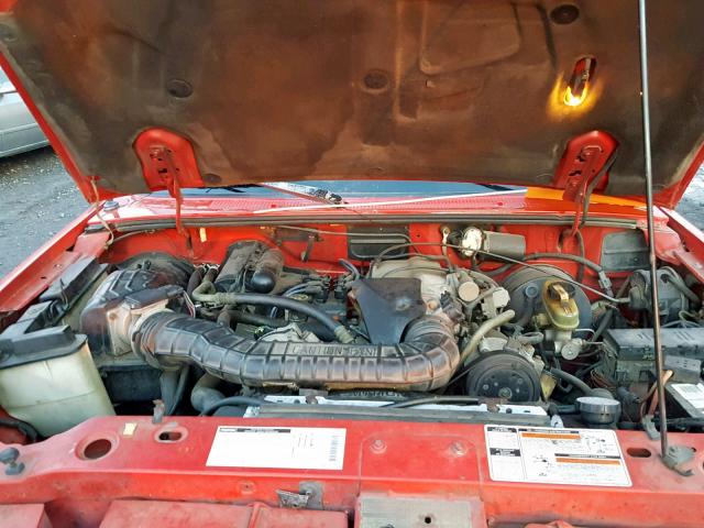 4F4DR17X4RTM14904 - 1994 MAZDA B4000 CAB RED photo 7