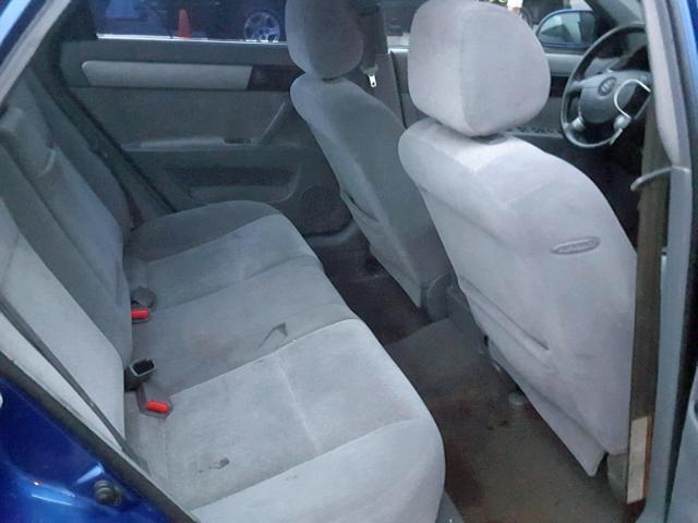 KL5JD56Z75K081060 - 2005 SUZUKI FORENZA S BLUE photo 6