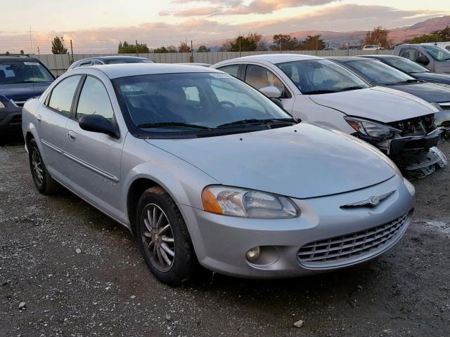 1C3AL56U61N521669 - 2001 CHRYSLER SEBRING LX SILVER photo 1