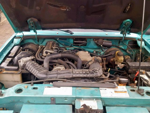 1FTCR10U4PPA60232 - 1993 FORD RANGER TEAL photo 7