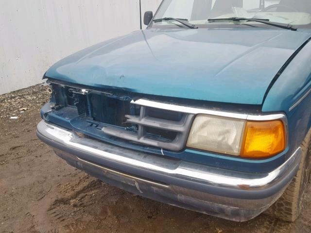 1FTCR10A5RUB93088 - 1994 FORD RANGER BLUE photo 9