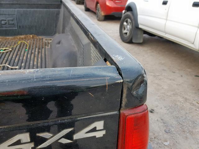 1B7GG23Y9VS242207 - 1997 DODGE DAKOTA BLACK photo 9