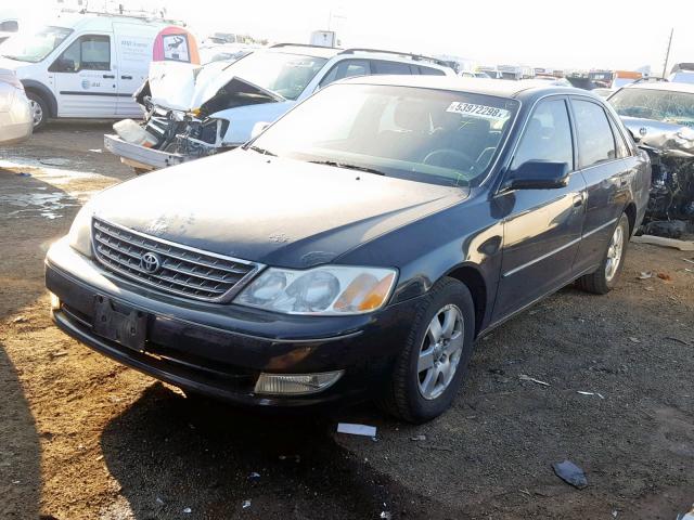 4T1BF28B93U330835 - 2003 TOYOTA AVALON XL BLACK photo 2