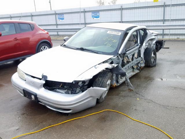 1G3NL12E94C116796 - 2004 OLDSMOBILE ALERO GL SILVER photo 2