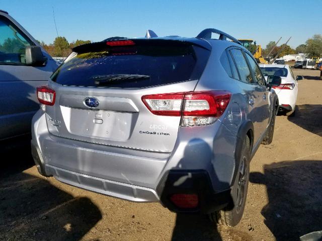 JF2GTAEC1KH316740 - 2019 SUBARU CROSSTREK SILVER photo 4